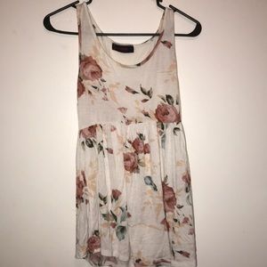 Maternity, floral tank top